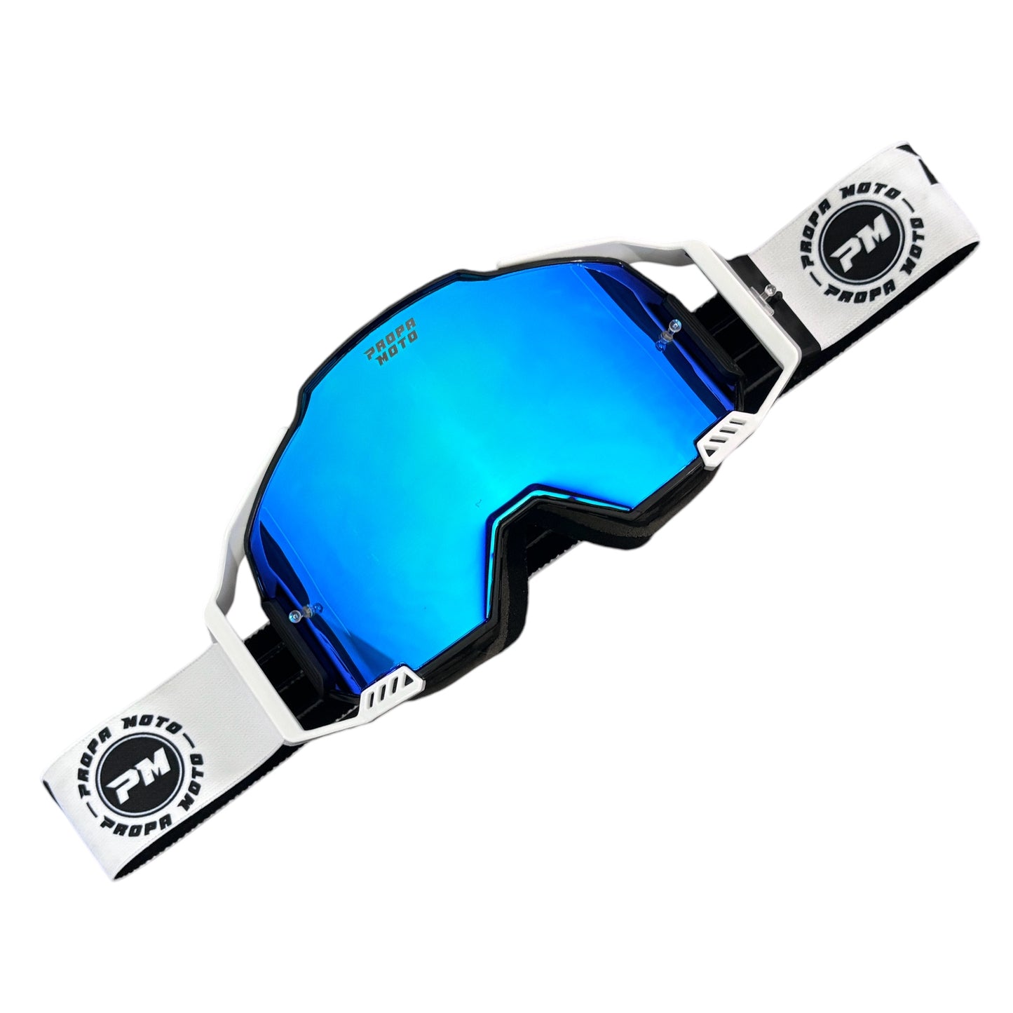 RELENTLESS MX GOGGLES: WHITE