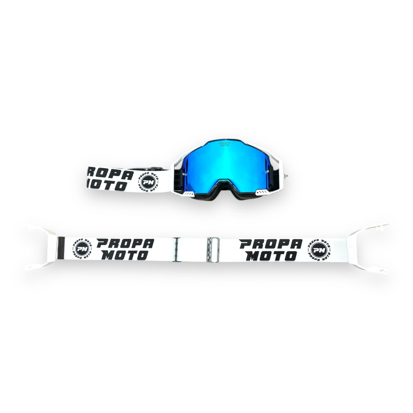 RELENTLESS MX GOGGLES: WHITE